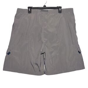 Nike x ACG Athletic Cargo Shorts Gray/Navy Blue Men's Sz XL